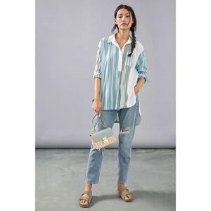 New Anthropologie x Maeve Alix Henley Blouse Size XS